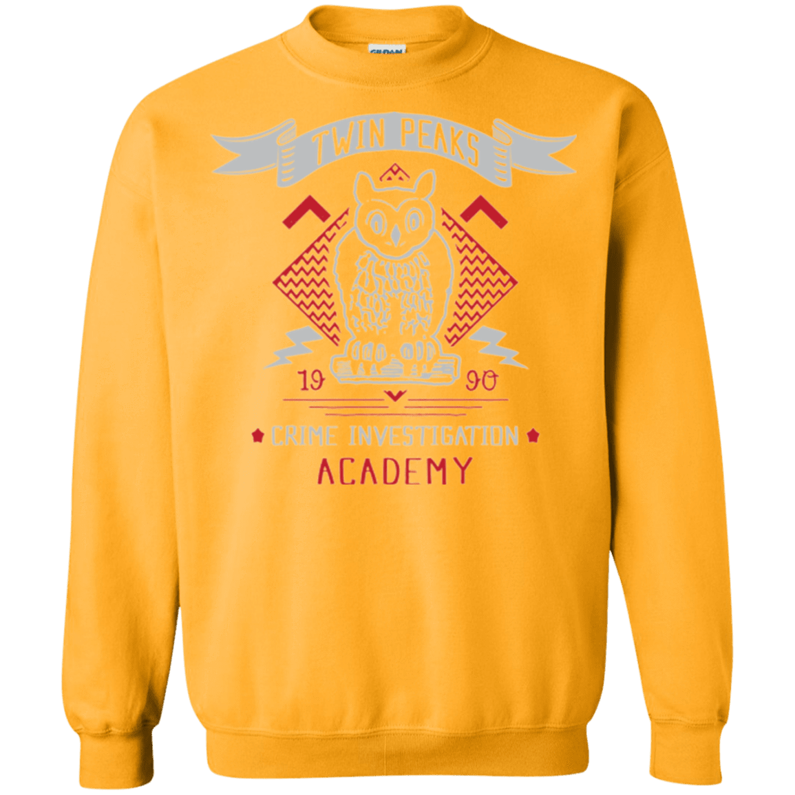Sweatshirts Gold / Small Twin Peaks Academy Crewneck Sweatshirt