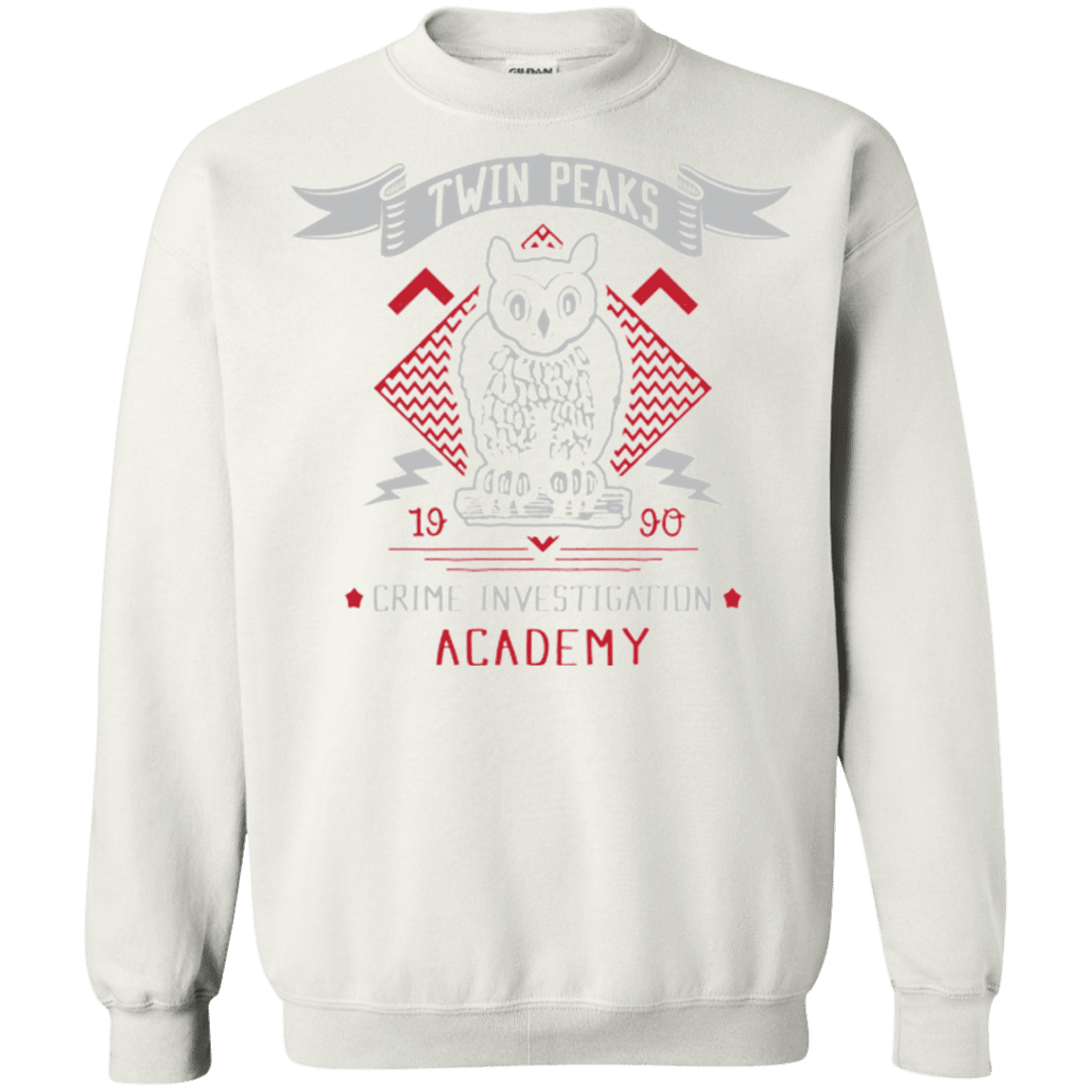 Sweatshirts White / Small Twin Peaks Academy Crewneck Sweatshirt