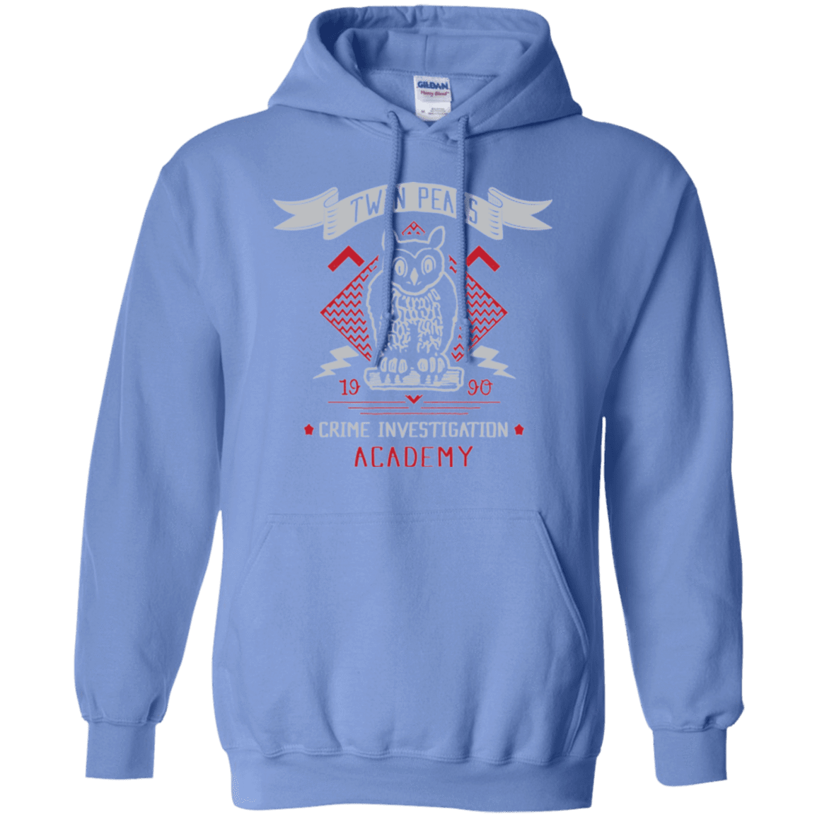 Sweatshirts Carolina Blue / Small Twin Peaks Academy Pullover Hoodie