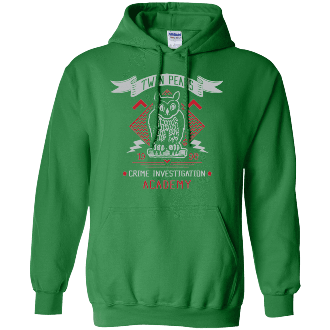 Sweatshirts Irish Green / Small Twin Peaks Academy Pullover Hoodie