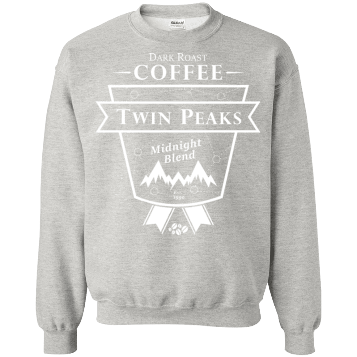 Sweatshirts Ash / Small Twin Peaks Dark Roast Crewneck Sweatshirt