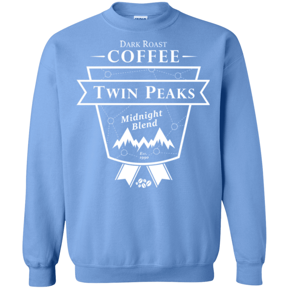 Sweatshirts Carolina Blue / Small Twin Peaks Dark Roast Crewneck Sweatshirt