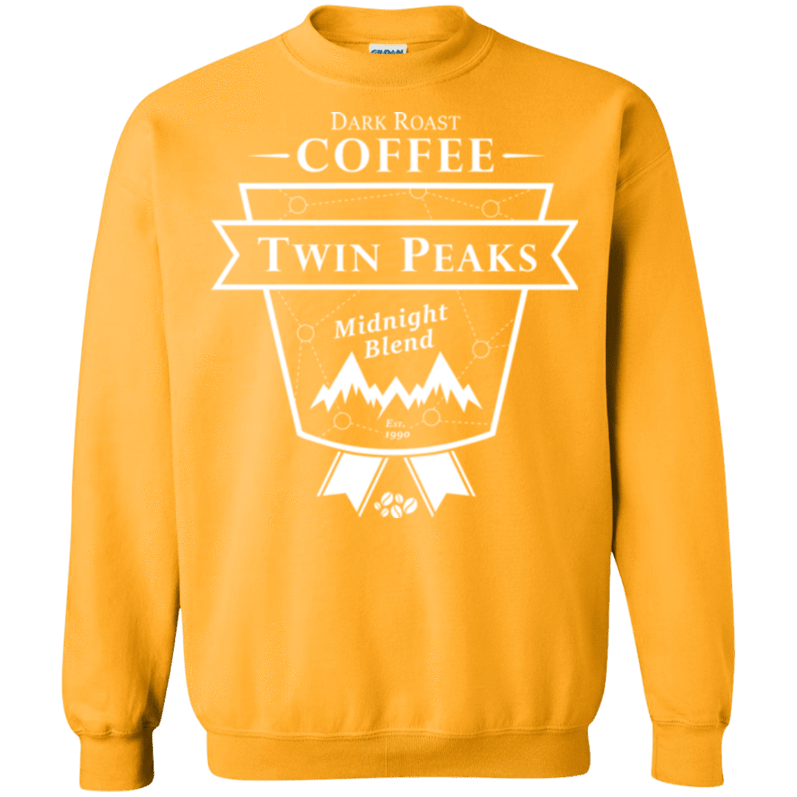 Sweatshirts Gold / Small Twin Peaks Dark Roast Crewneck Sweatshirt
