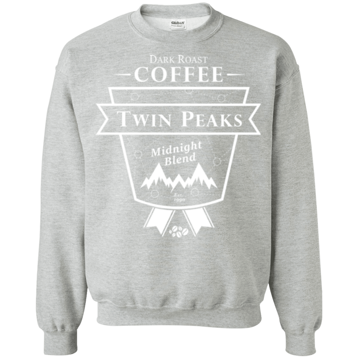 Sweatshirts Sport Grey / Small Twin Peaks Dark Roast Crewneck Sweatshirt
