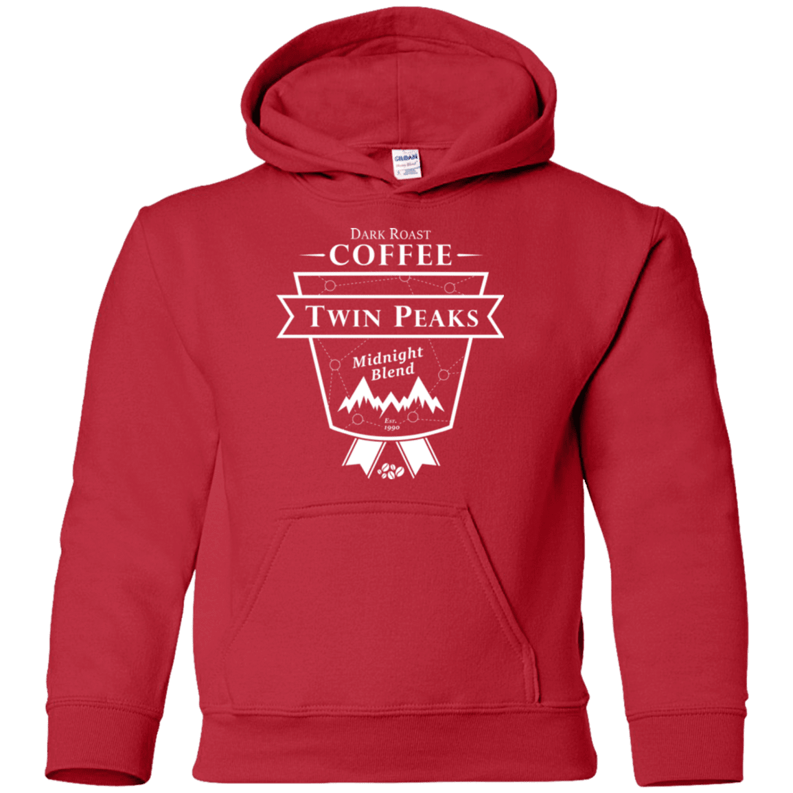 Sweatshirts Red / YS Twin Peaks Dark Roast Youth Hoodie