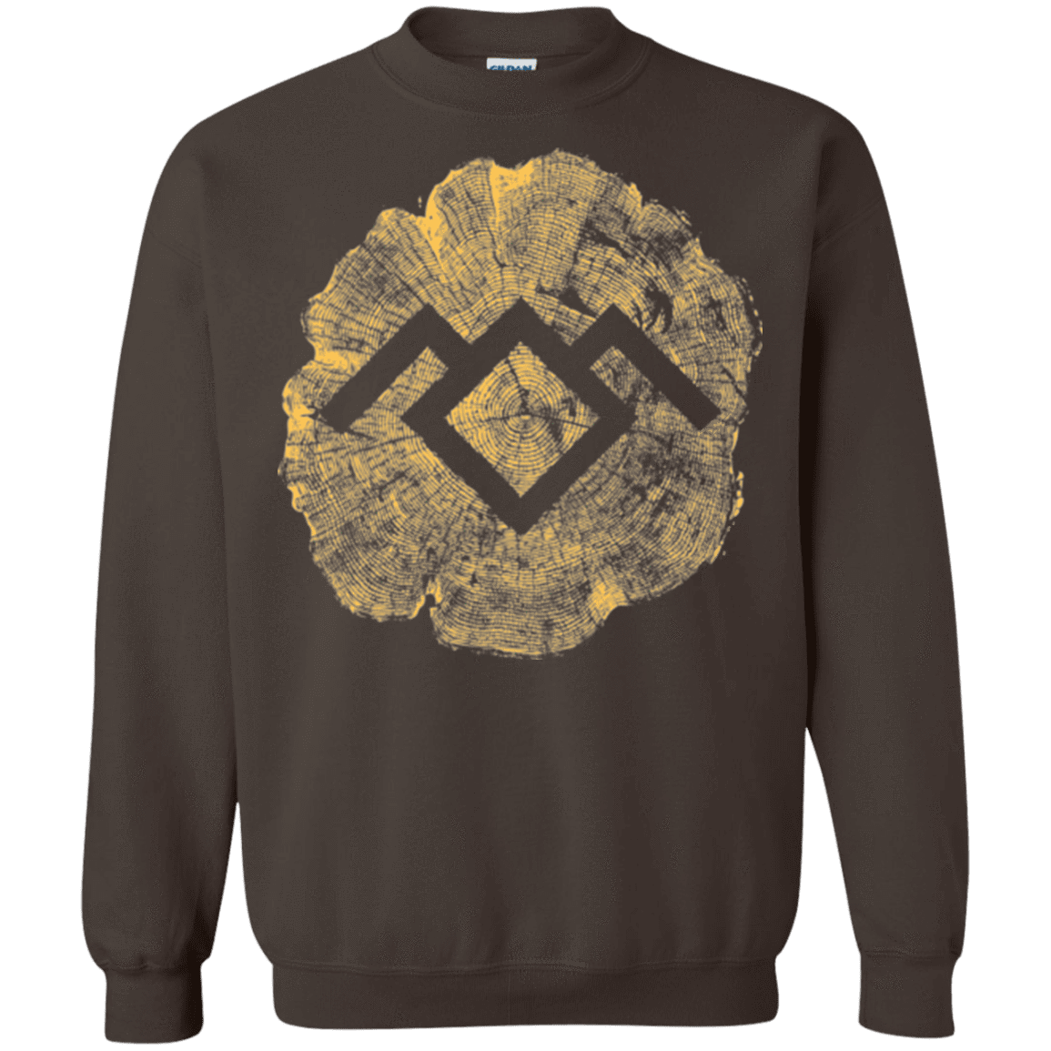 Sweatshirts Dark Chocolate / Small TWIN PEAKS LOG Crewneck Sweatshirt