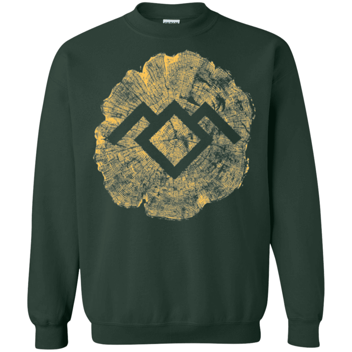 Sweatshirts Forest Green / Small TWIN PEAKS LOG Crewneck Sweatshirt