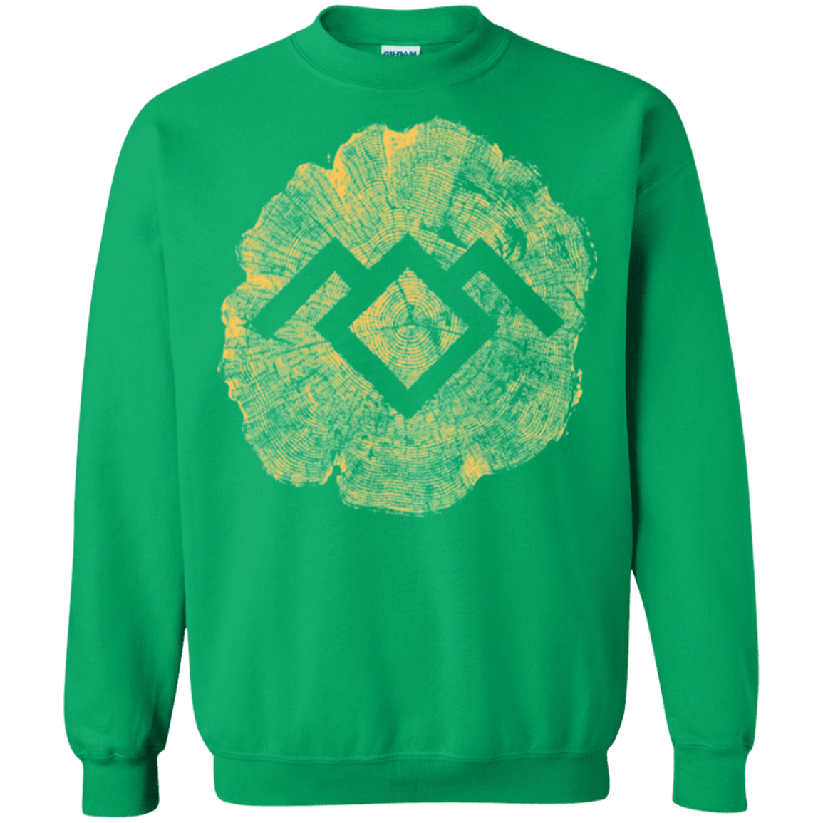 Sweatshirts Irish Green / Small TWIN PEAKS LOG Crewneck Sweatshirt