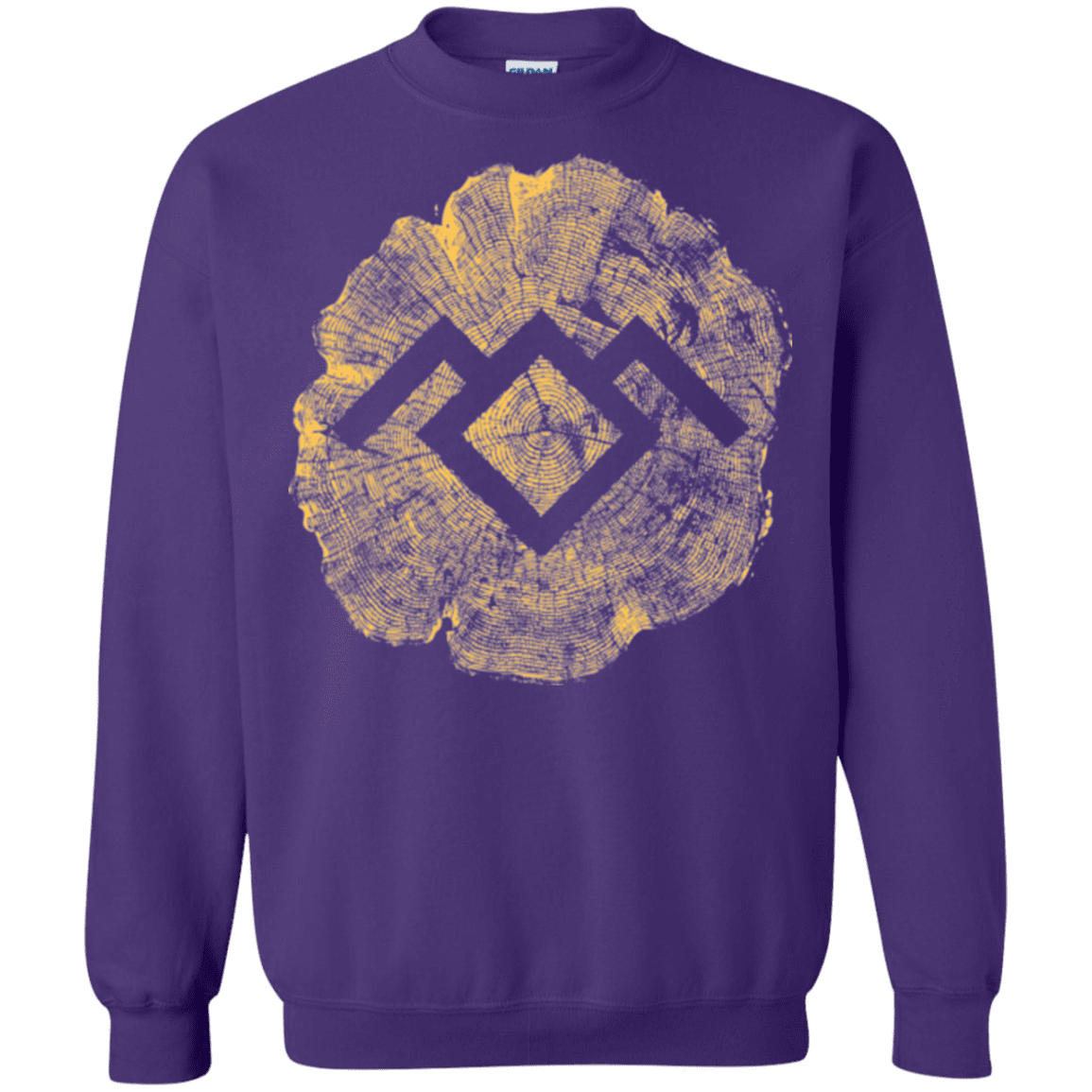 Sweatshirts Purple / Small TWIN PEAKS LOG Crewneck Sweatshirt