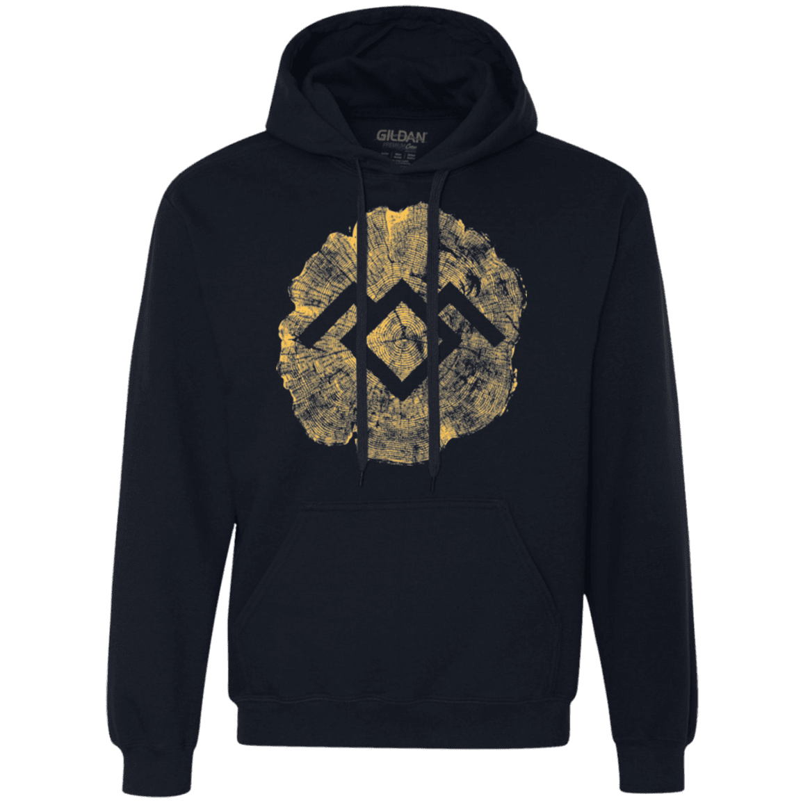 Sweatshirts Navy / Small TWIN PEAKS LOG Premium Fleece Hoodie