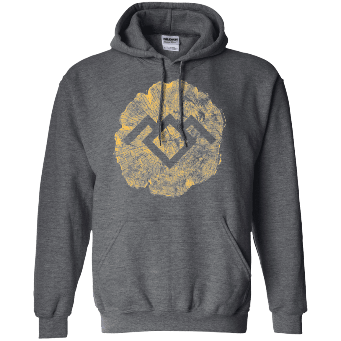 Sweatshirts Dark Heather / Small TWIN PEAKS LOG Pullover Hoodie