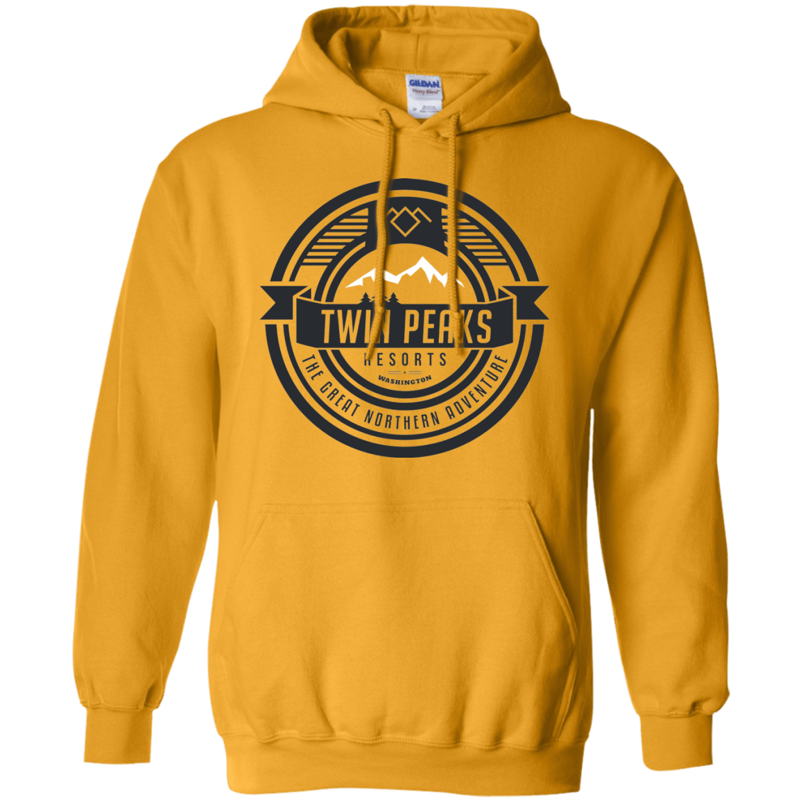 Sweatshirts Gold / Small Twin Peaks Resorts Pullover Hoodie