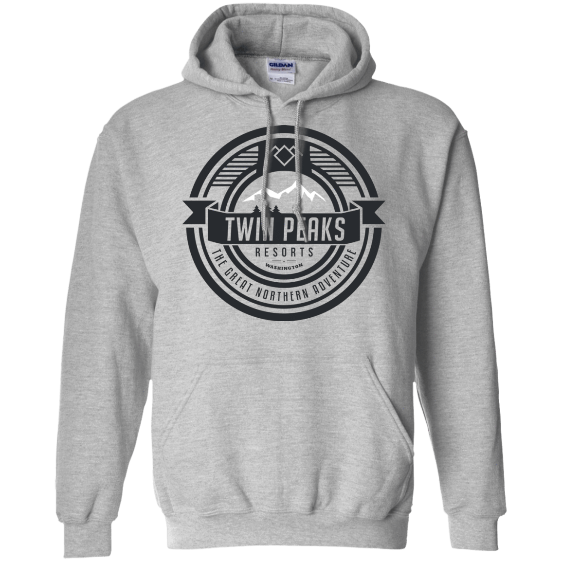 Sweatshirts Sport Grey / Small Twin Peaks Resorts Pullover Hoodie