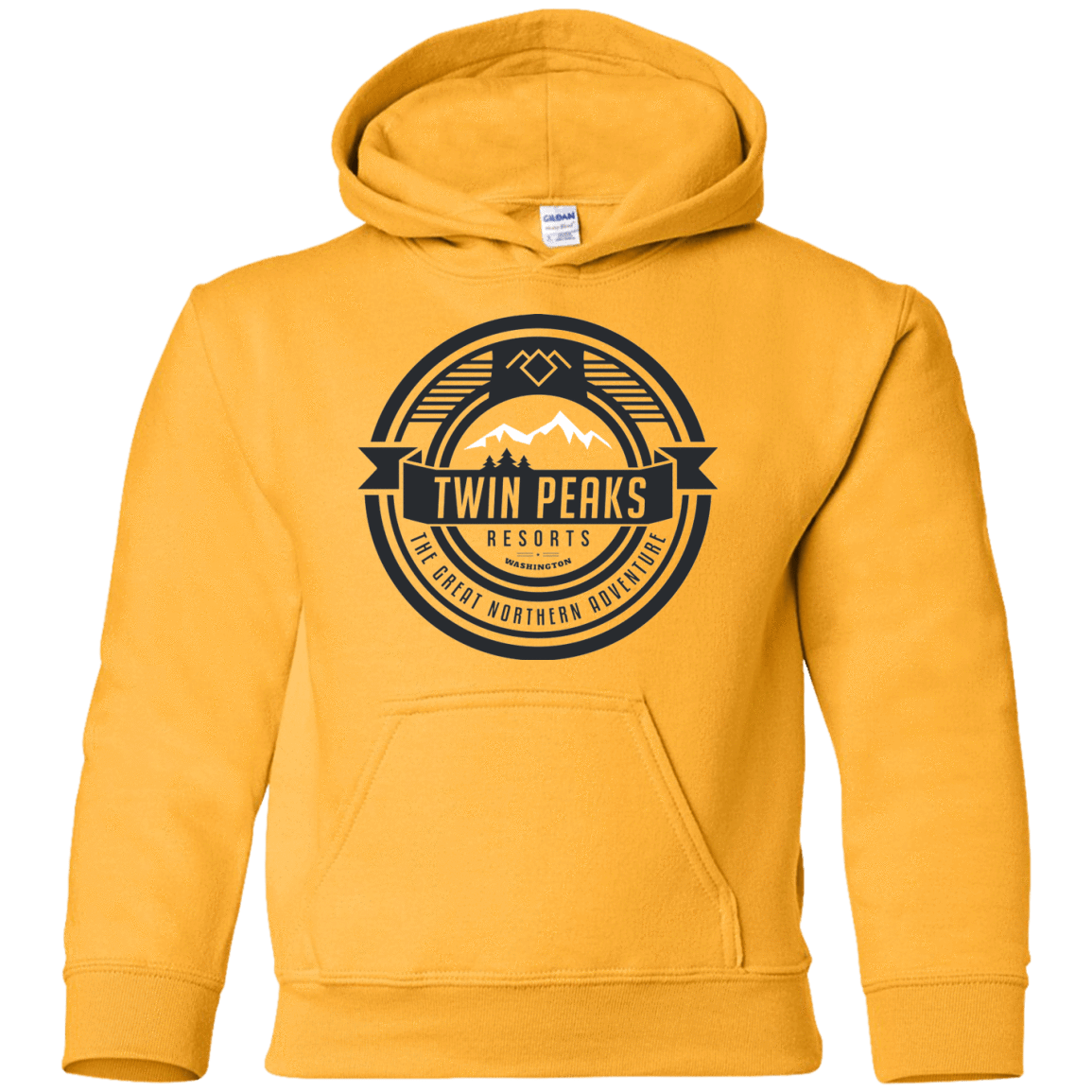 Sweatshirts Gold / YS Twin Peaks Resorts Youth Hoodie