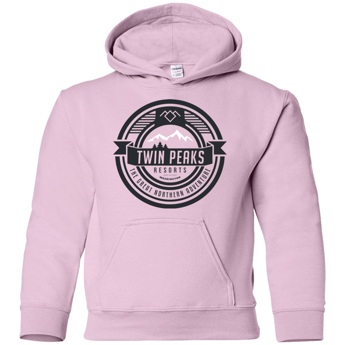 Sweatshirts Light Pink / YS Twin Peaks Resorts Youth Hoodie