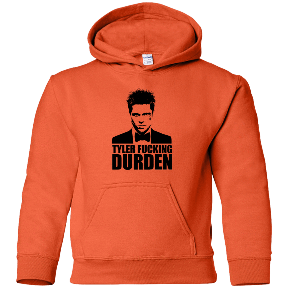 Sweatshirts Orange / YS Tyler Fucking Durden Youth Hoodie