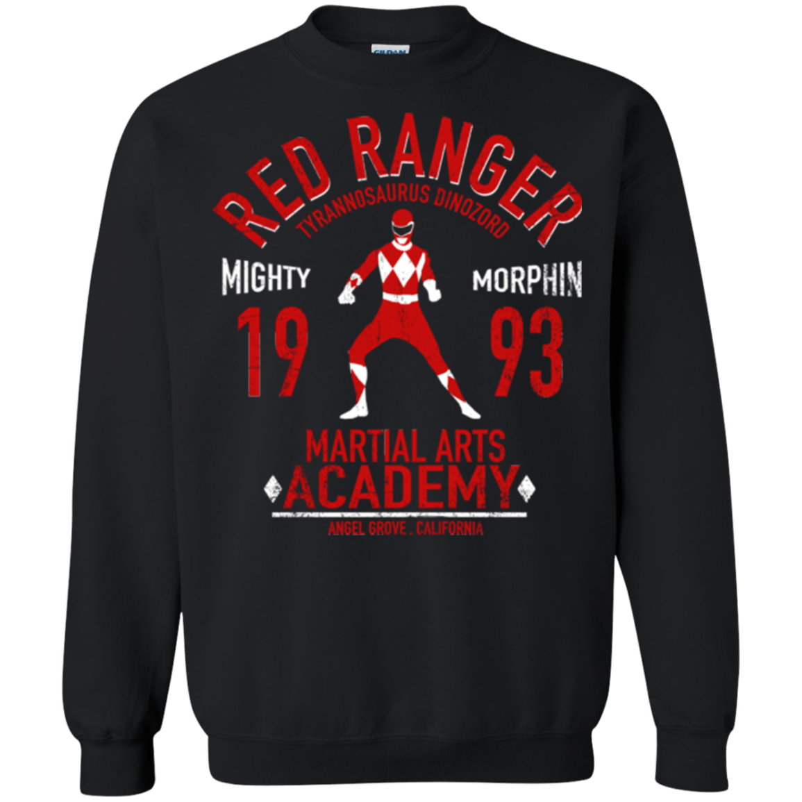 Sweatshirts Black / Small Tyrannosaurus Ranger (1) Crewneck Sweatshirt