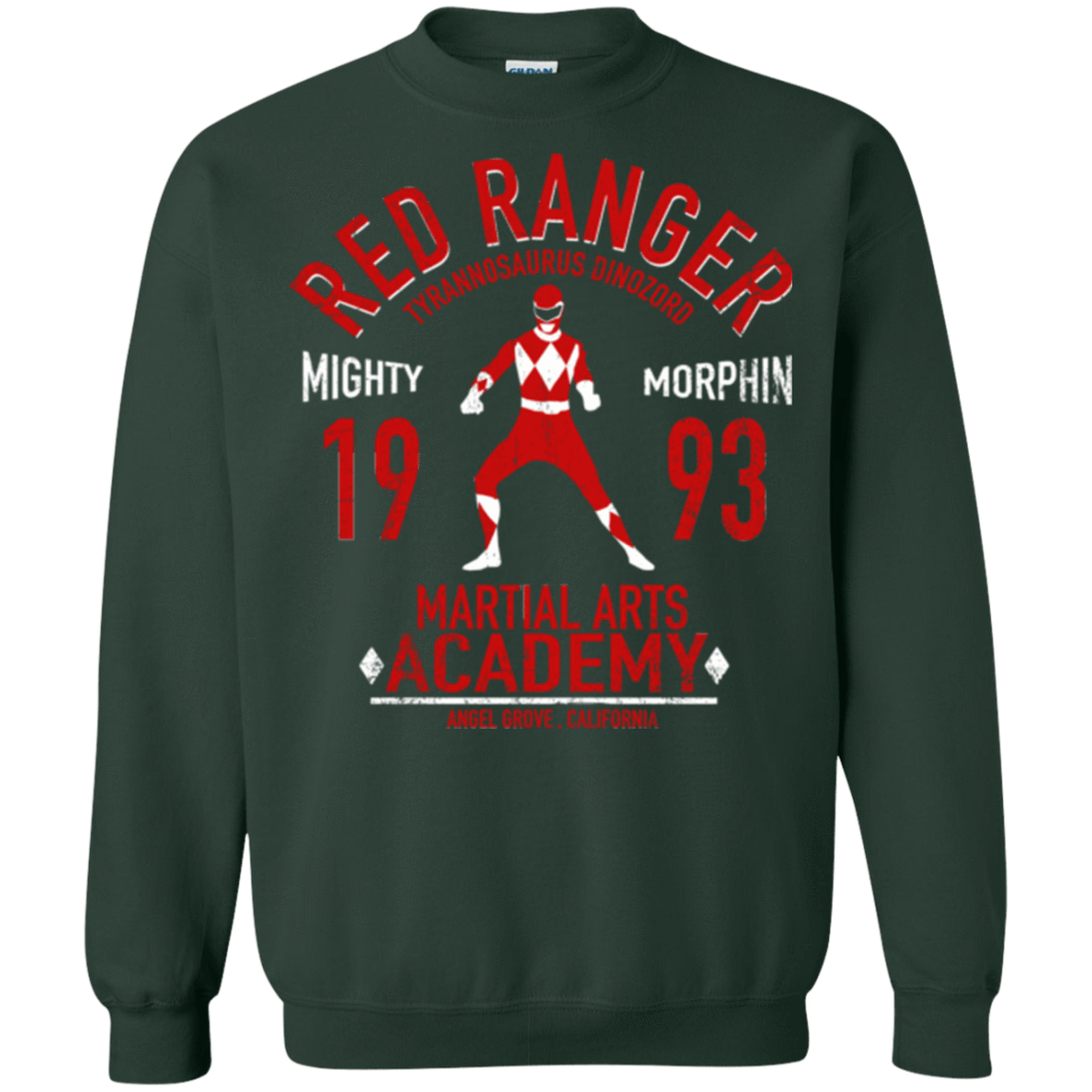 Sweatshirts Forest Green / Small Tyrannosaurus Ranger (1) Crewneck Sweatshirt