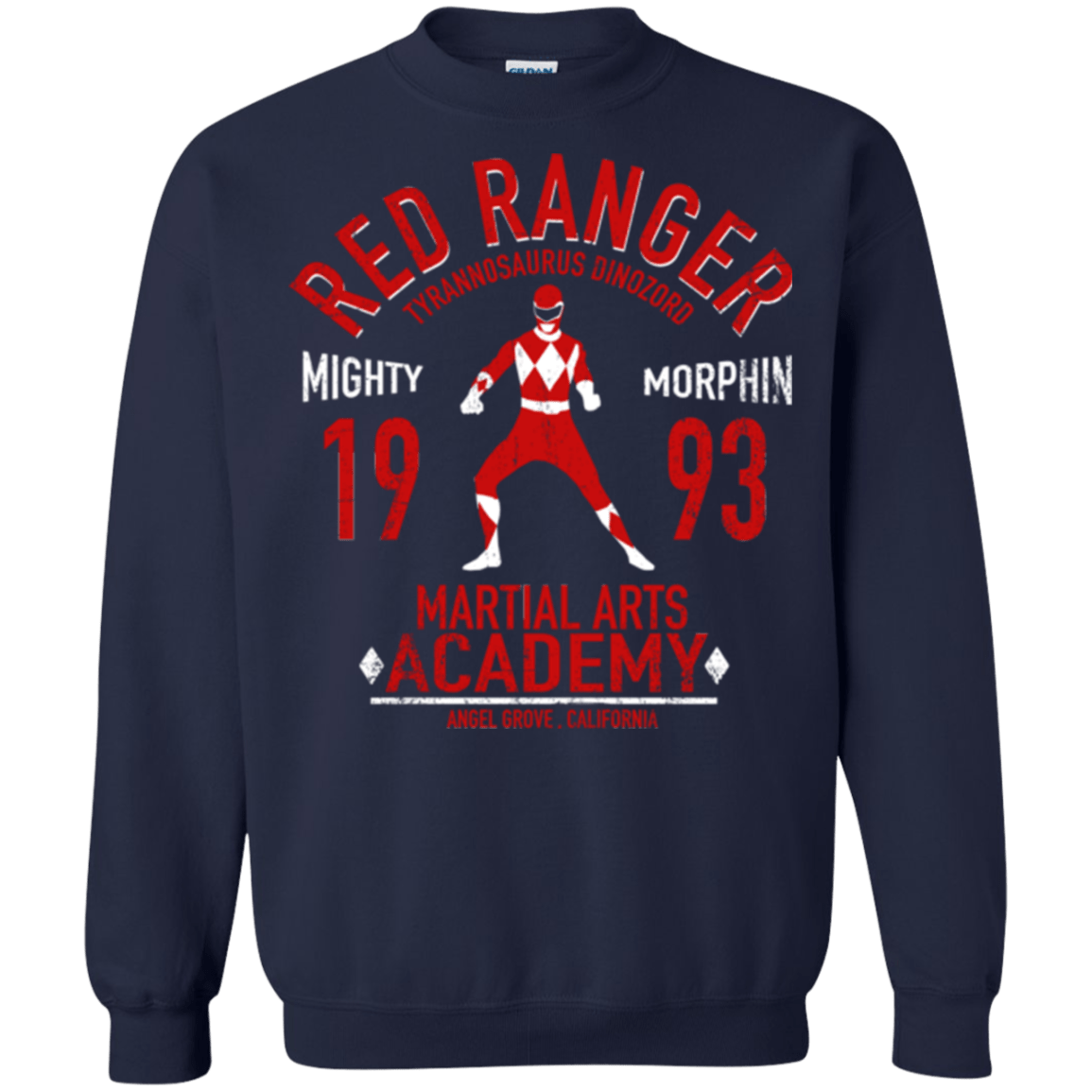 Sweatshirts Navy / Small Tyrannosaurus Ranger (1) Crewneck Sweatshirt