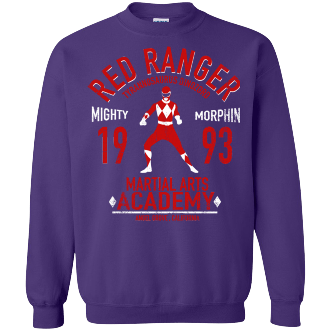 Sweatshirts Purple / Small Tyrannosaurus Ranger (1) Crewneck Sweatshirt