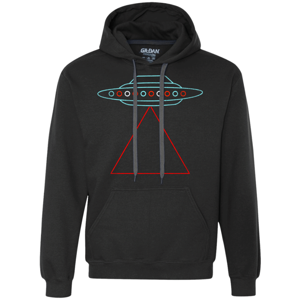 Sweatshirts Black / S UFO Tri Premium Fleece Hoodie