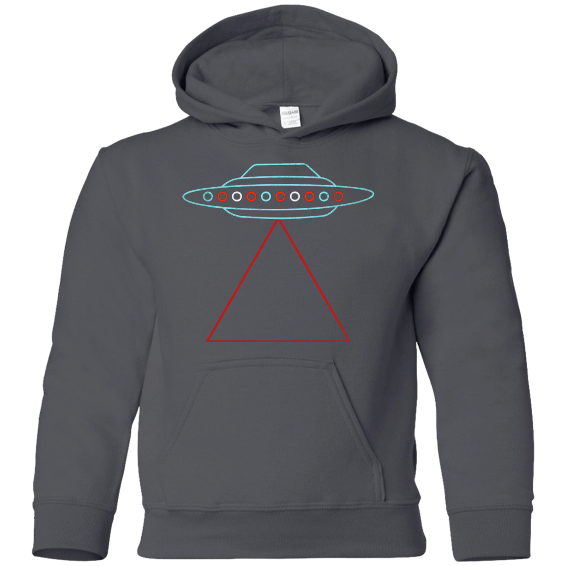Sweatshirts Charcoal / YS UFO Tri Youth Hoodie