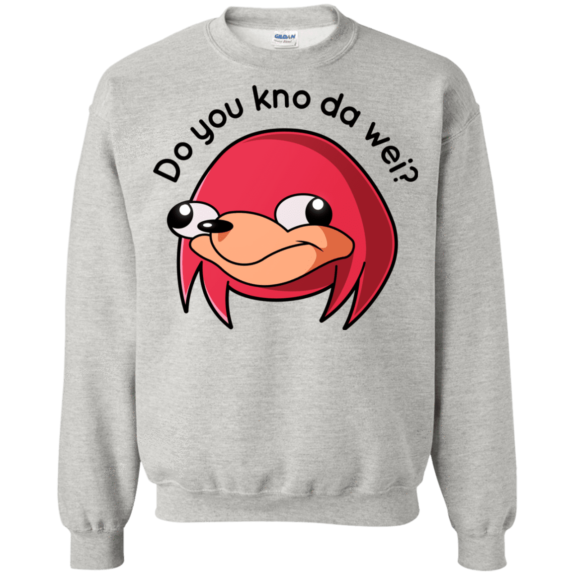 Sweatshirts Ash / Small Ugandan Knuckles Crewneck Sweatshirt