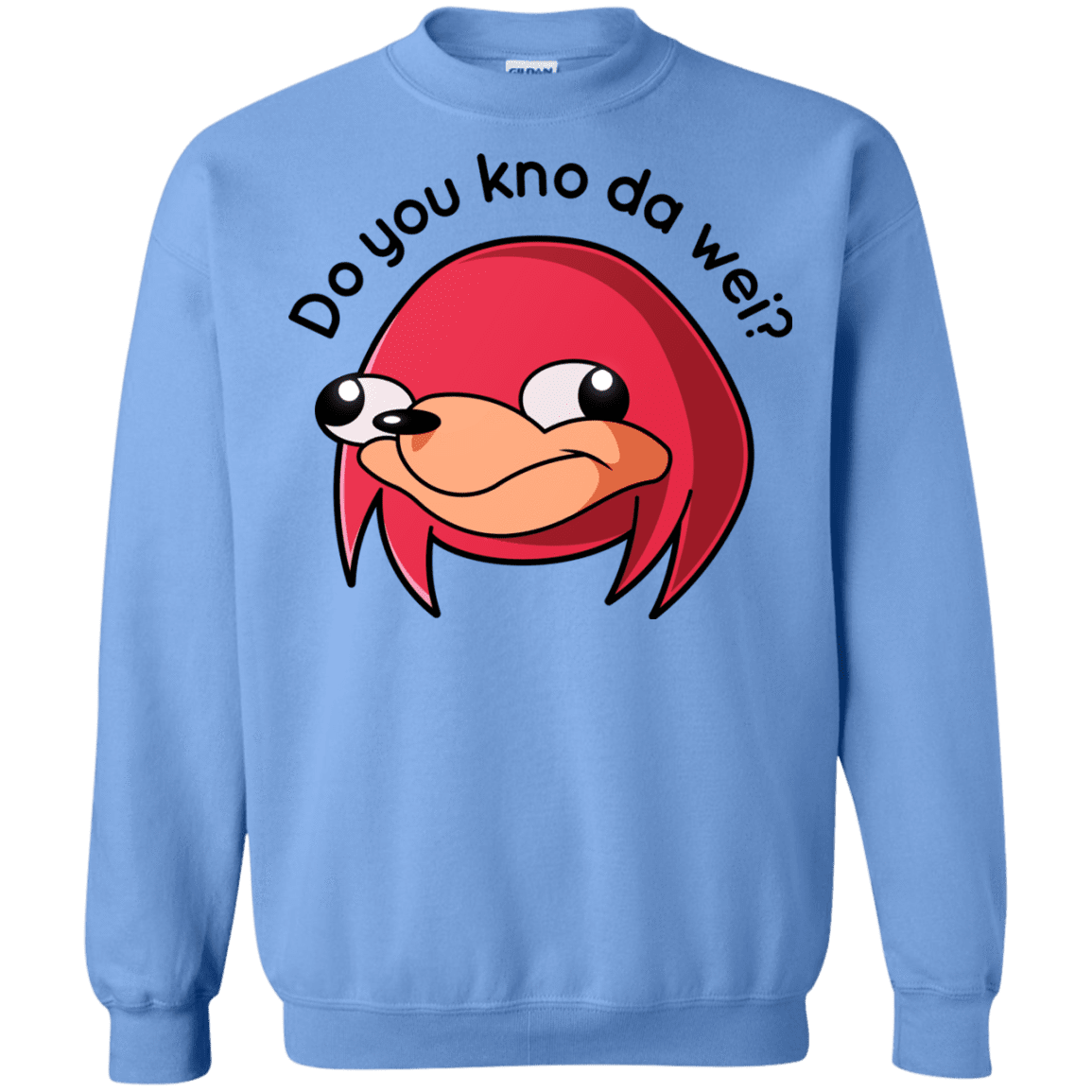 Sweatshirts Carolina Blue / Small Ugandan Knuckles Crewneck Sweatshirt