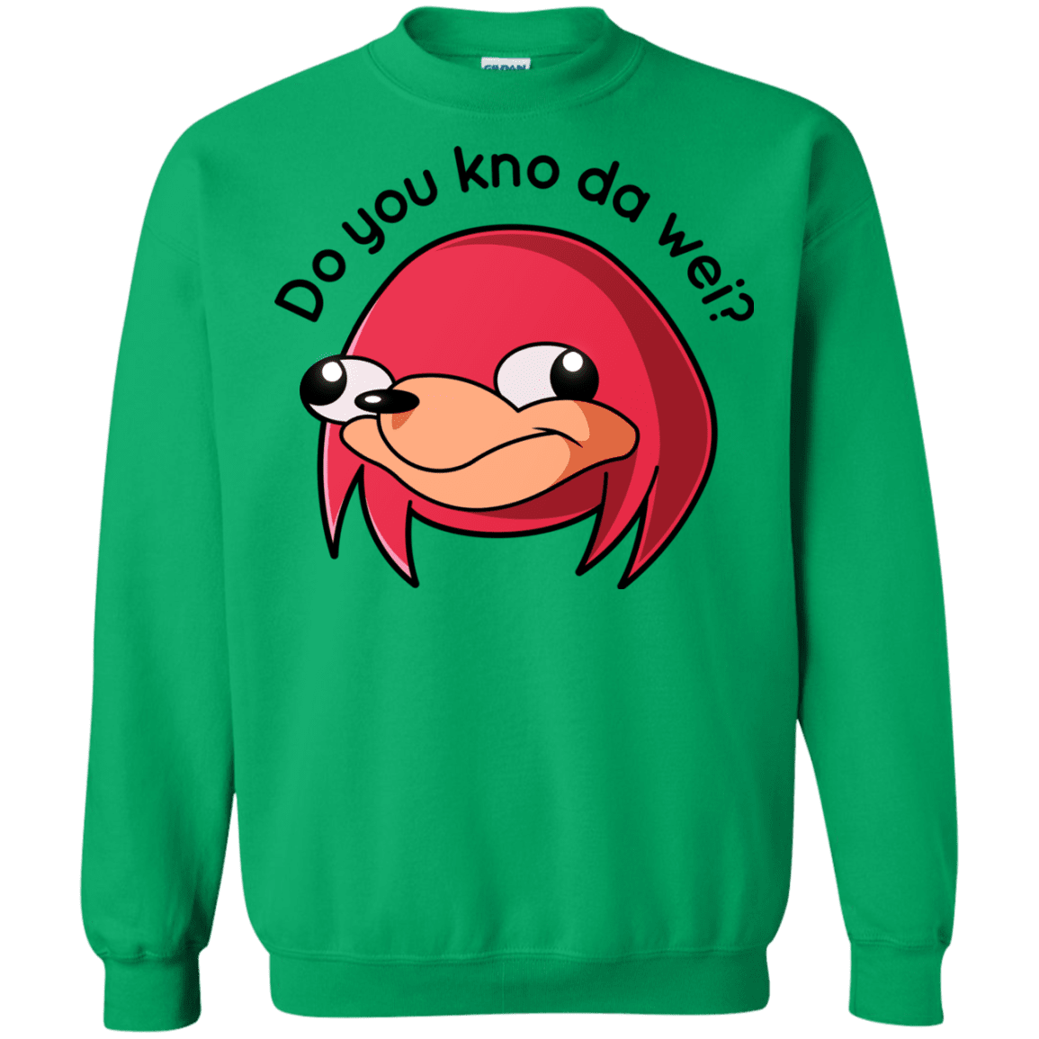 Sweatshirts Irish Green / Small Ugandan Knuckles Crewneck Sweatshirt