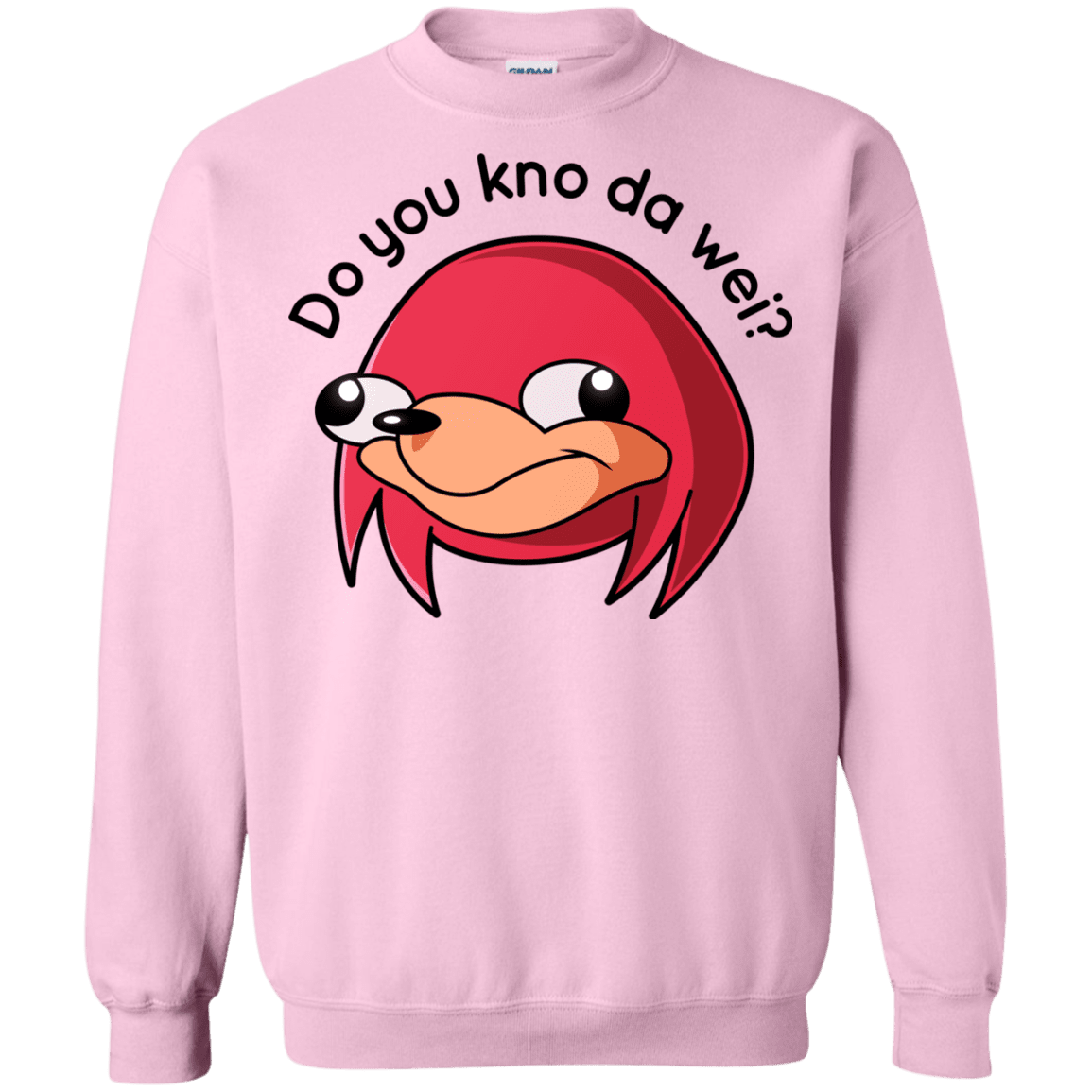 Sweatshirts Light Pink / Small Ugandan Knuckles Crewneck Sweatshirt