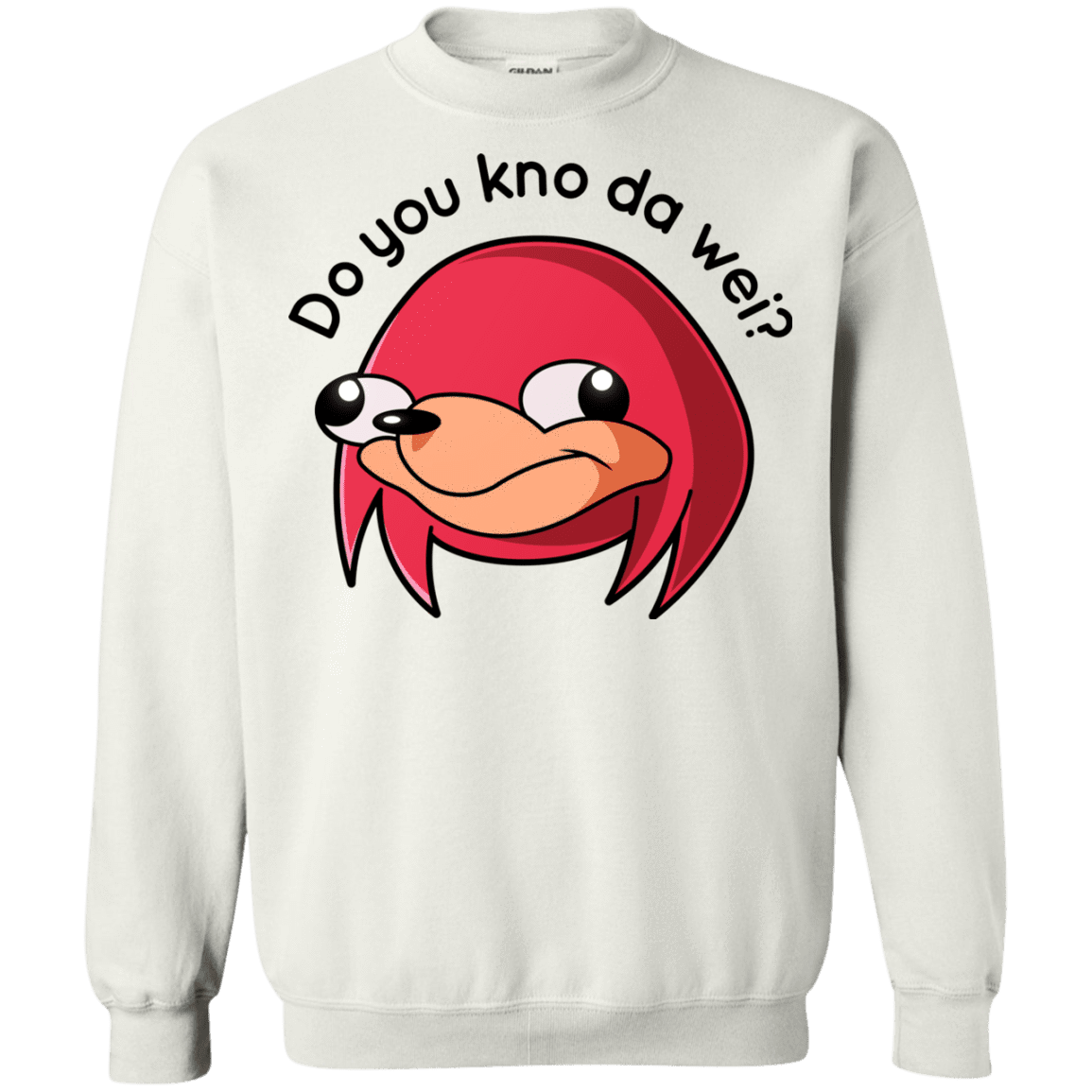 Sweatshirts White / Small Ugandan Knuckles Crewneck Sweatshirt