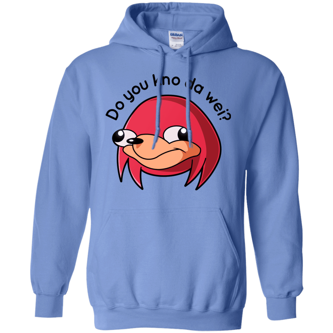 Sweatshirts Carolina Blue / Small Ugandan Knuckles Pullover Hoodie