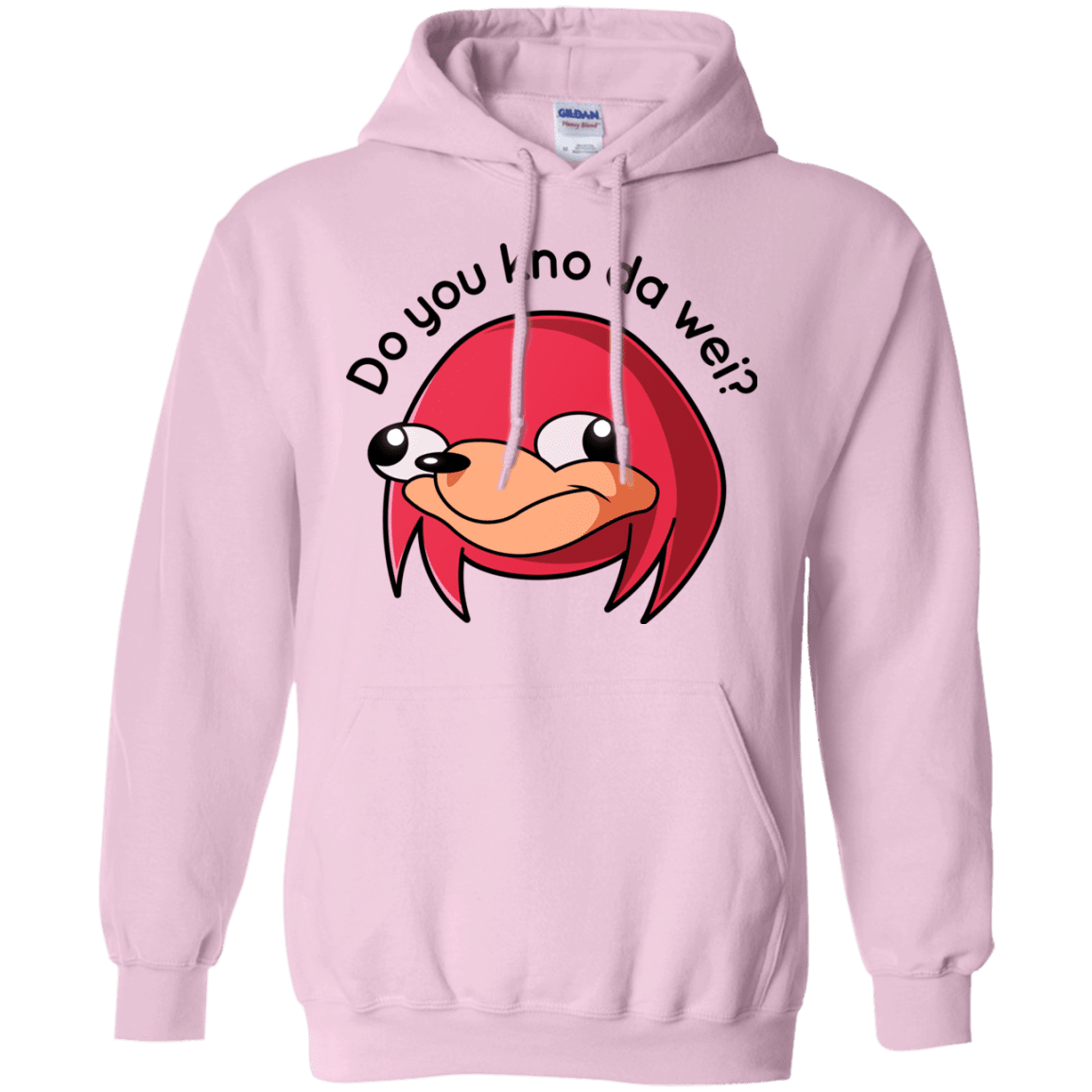 Sweatshirts Light Pink / Small Ugandan Knuckles Pullover Hoodie