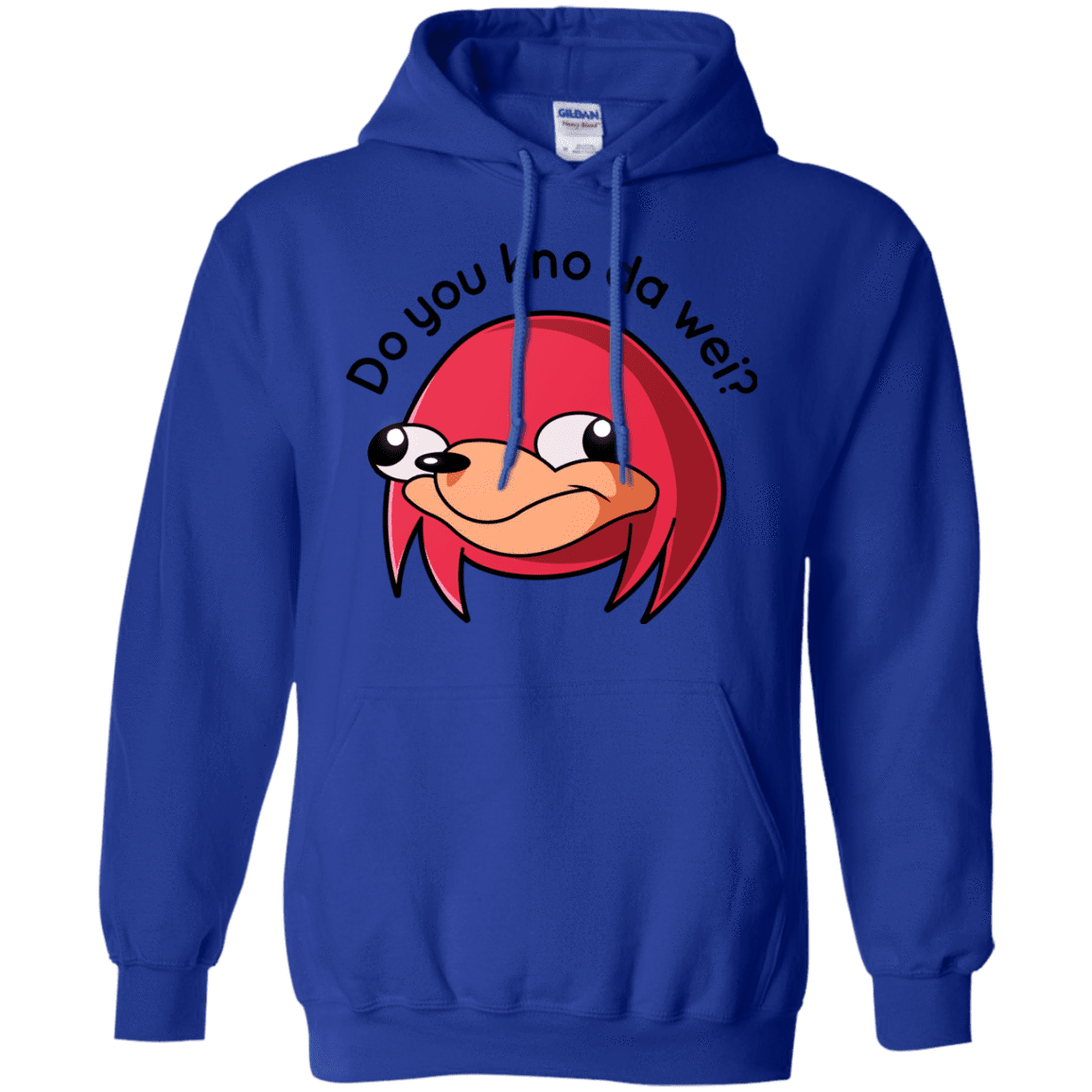 Sweatshirts Royal / Small Ugandan Knuckles Pullover Hoodie