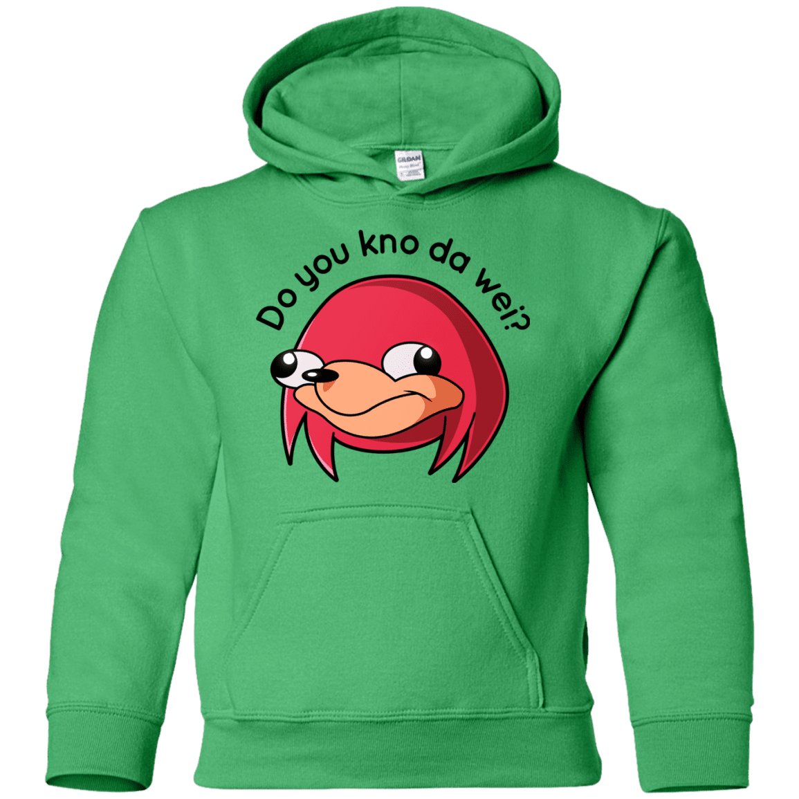 Sweatshirts Irish Green / YS Ugandan Knuckles Youth Hoodie