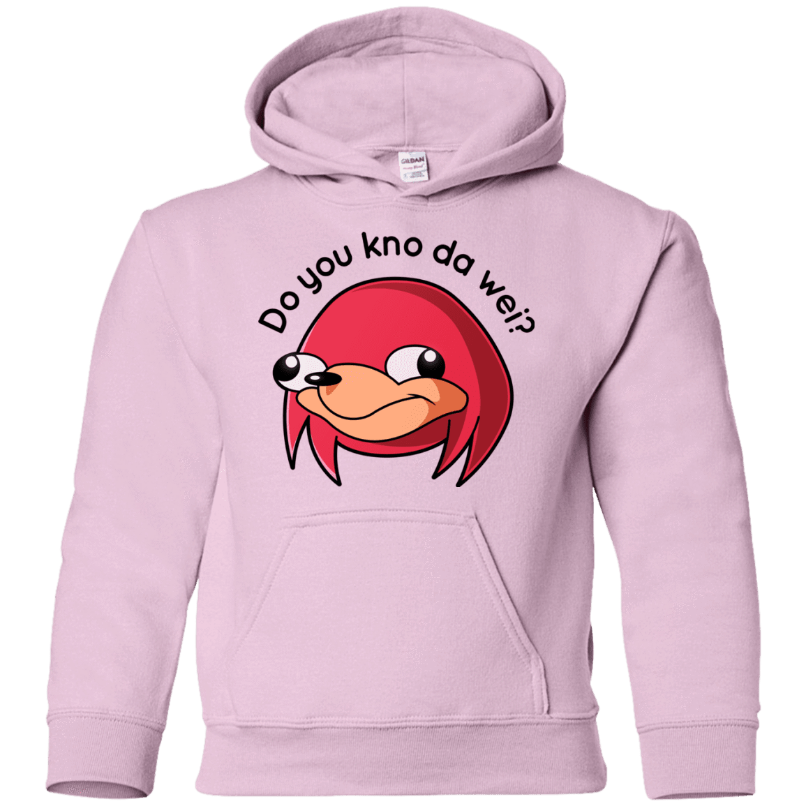 Sweatshirts Light Pink / YS Ugandan Knuckles Youth Hoodie