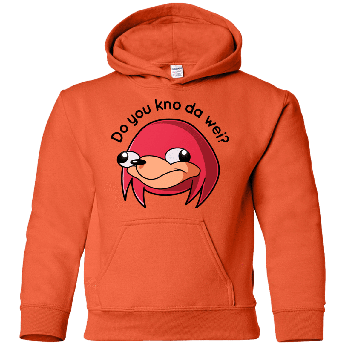 Sweatshirts Orange / YS Ugandan Knuckles Youth Hoodie