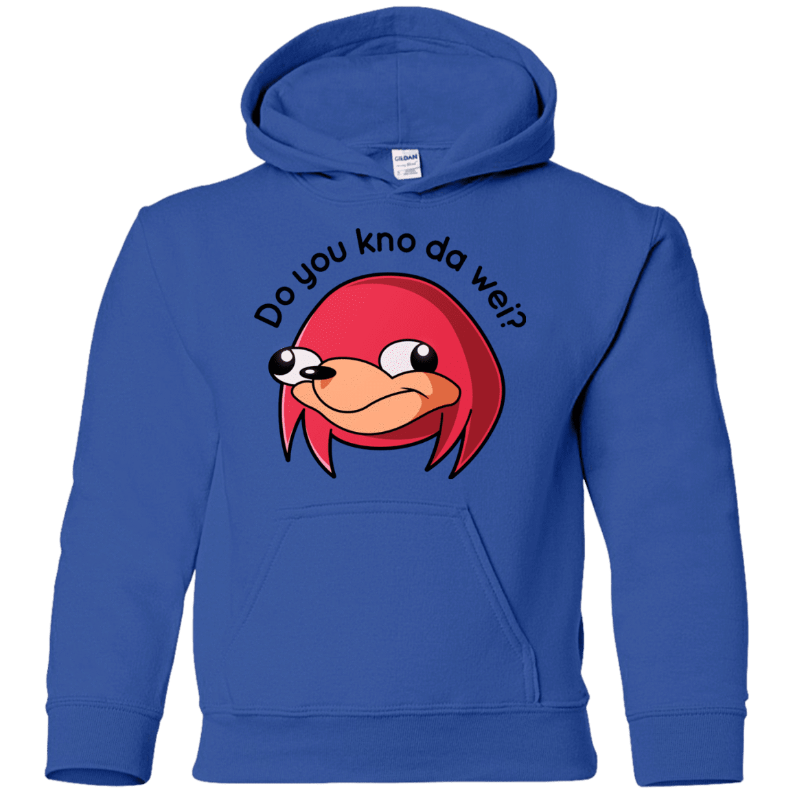 Sweatshirts Royal / YS Ugandan Knuckles Youth Hoodie