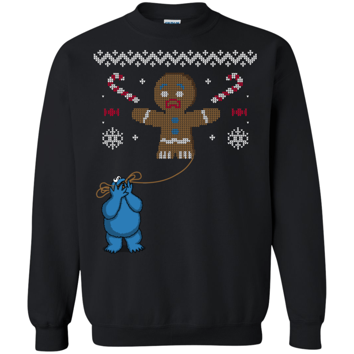 Sweatshirts Black / S Ugly Cookie Crewneck Sweatshirt