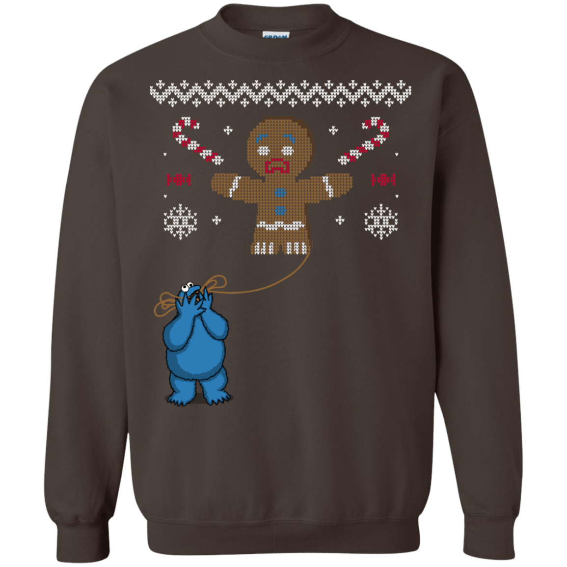 Sweatshirts Dark Chocolate / S Ugly Cookie Crewneck Sweatshirt