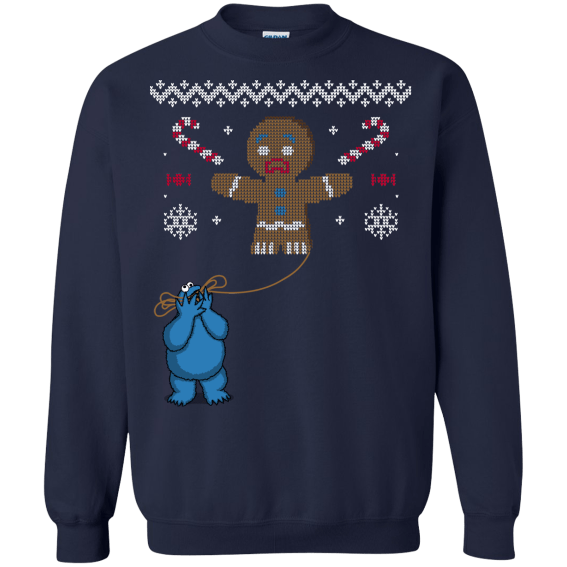 Sweatshirts Navy / S Ugly Cookie Crewneck Sweatshirt
