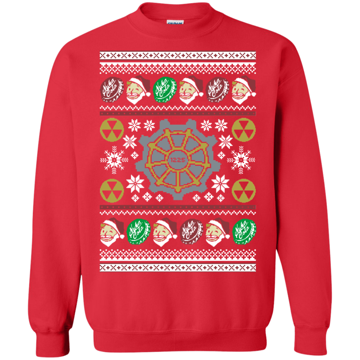 Sweatshirts Red / Small UGLY FALLOUT Crewneck Sweatshirt