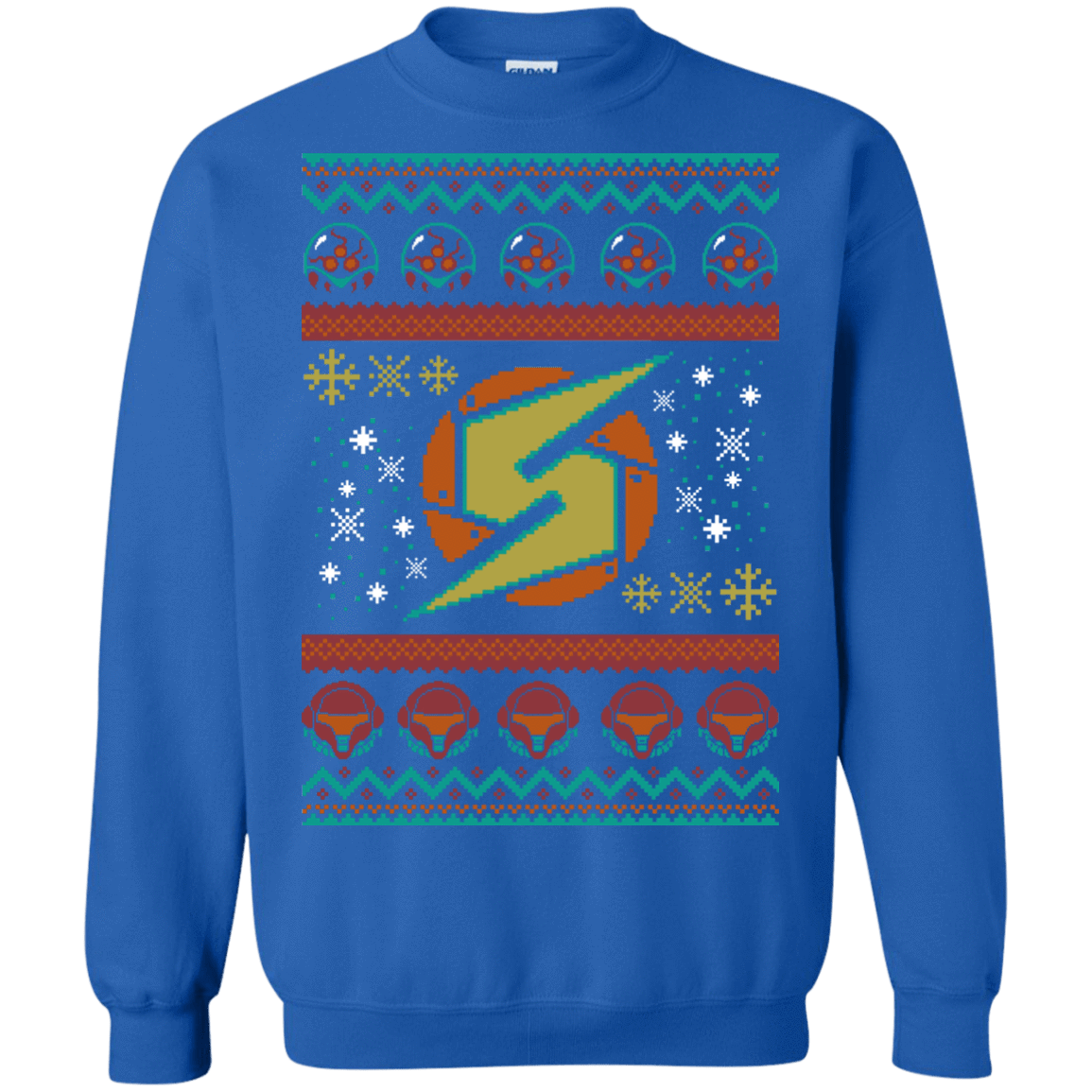 Sweatshirts Royal / Small UGLY METROID Crewneck Sweatshirt