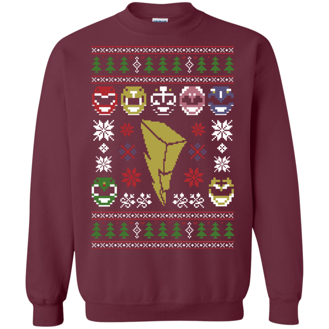 Sweatshirts Maroon / Small UGLY RANGERS Crewneck Sweatshirt