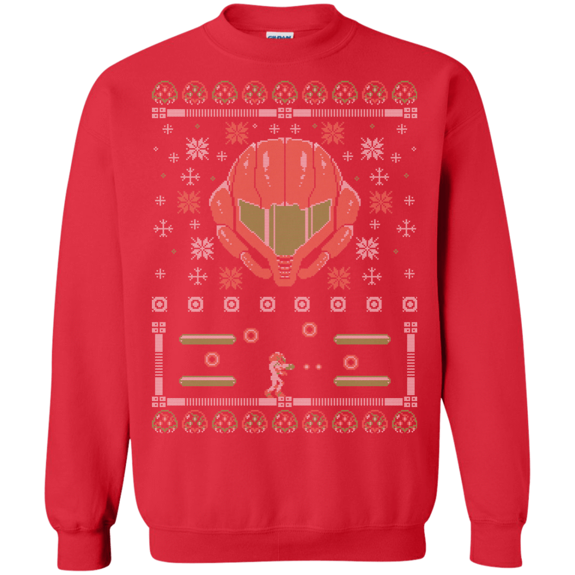 Sweatshirts Red / Small Ugly Samus Sweater Crewneck Sweatshirt