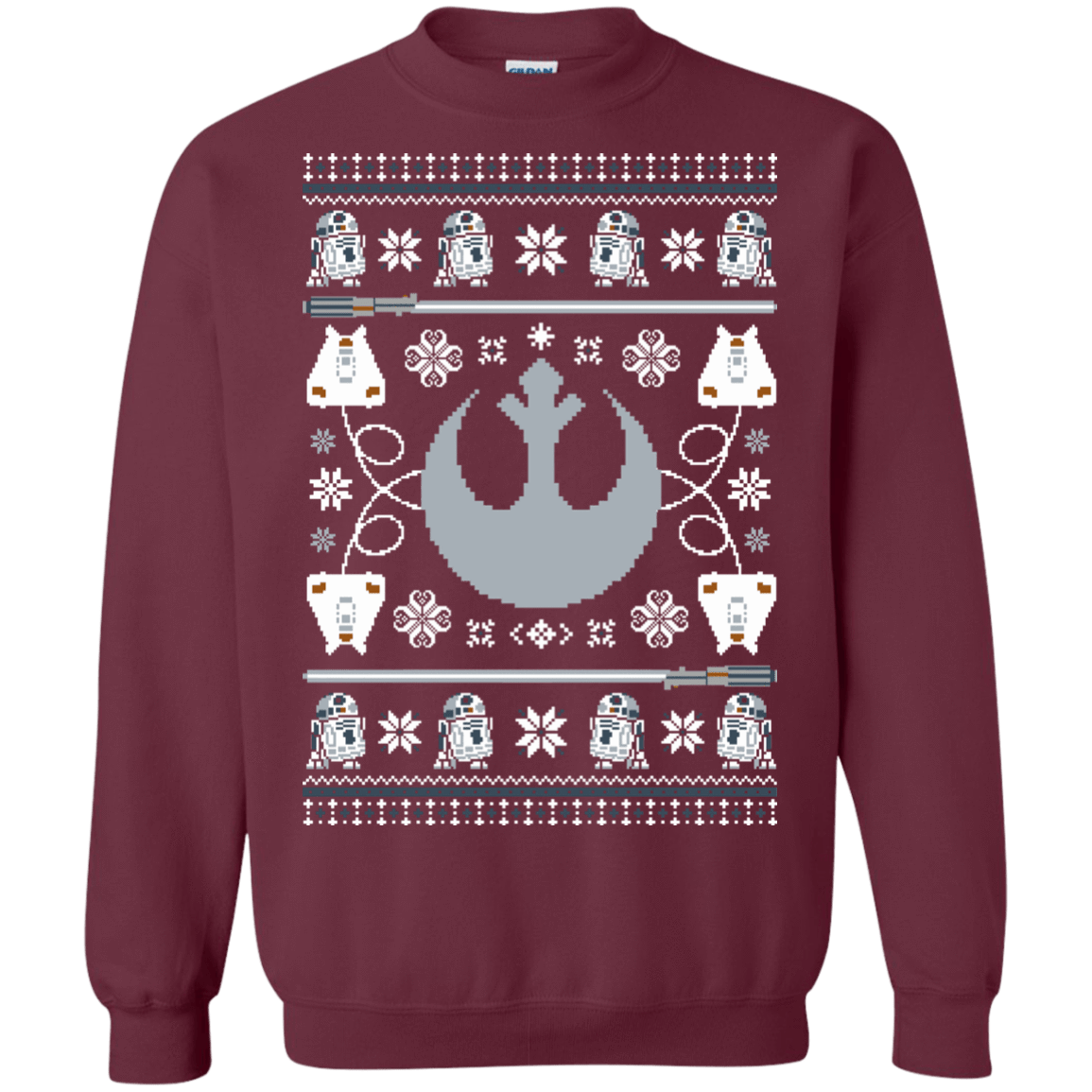 Sweatshirts Maroon / Small UGLY STAR WARS ALLIANCE Crewneck Sweatshirt