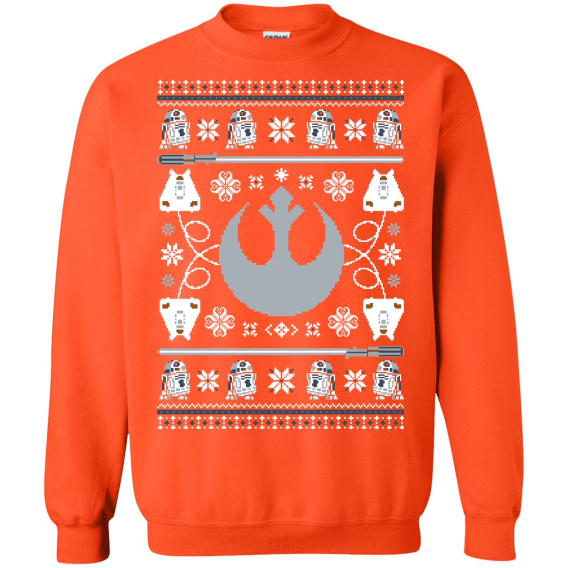 Sweatshirts Orange / Small UGLY STAR WARS ALLIANCE Crewneck Sweatshirt
