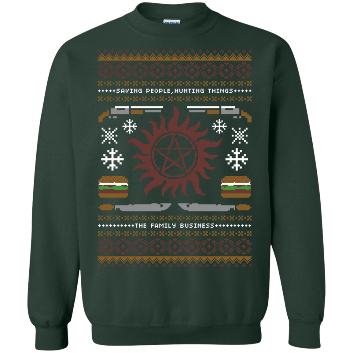 Sweatshirts Forest Green / Small UGLY SUPERNATURAL Crewneck Sweatshirt