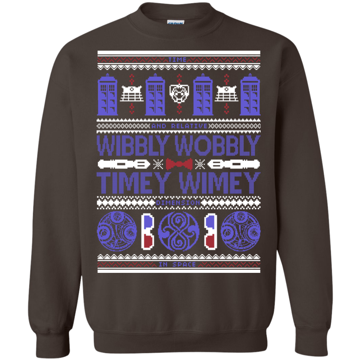 Sweatshirts Dark Chocolate / Small Ugly Who Crewneck Sweatshirt