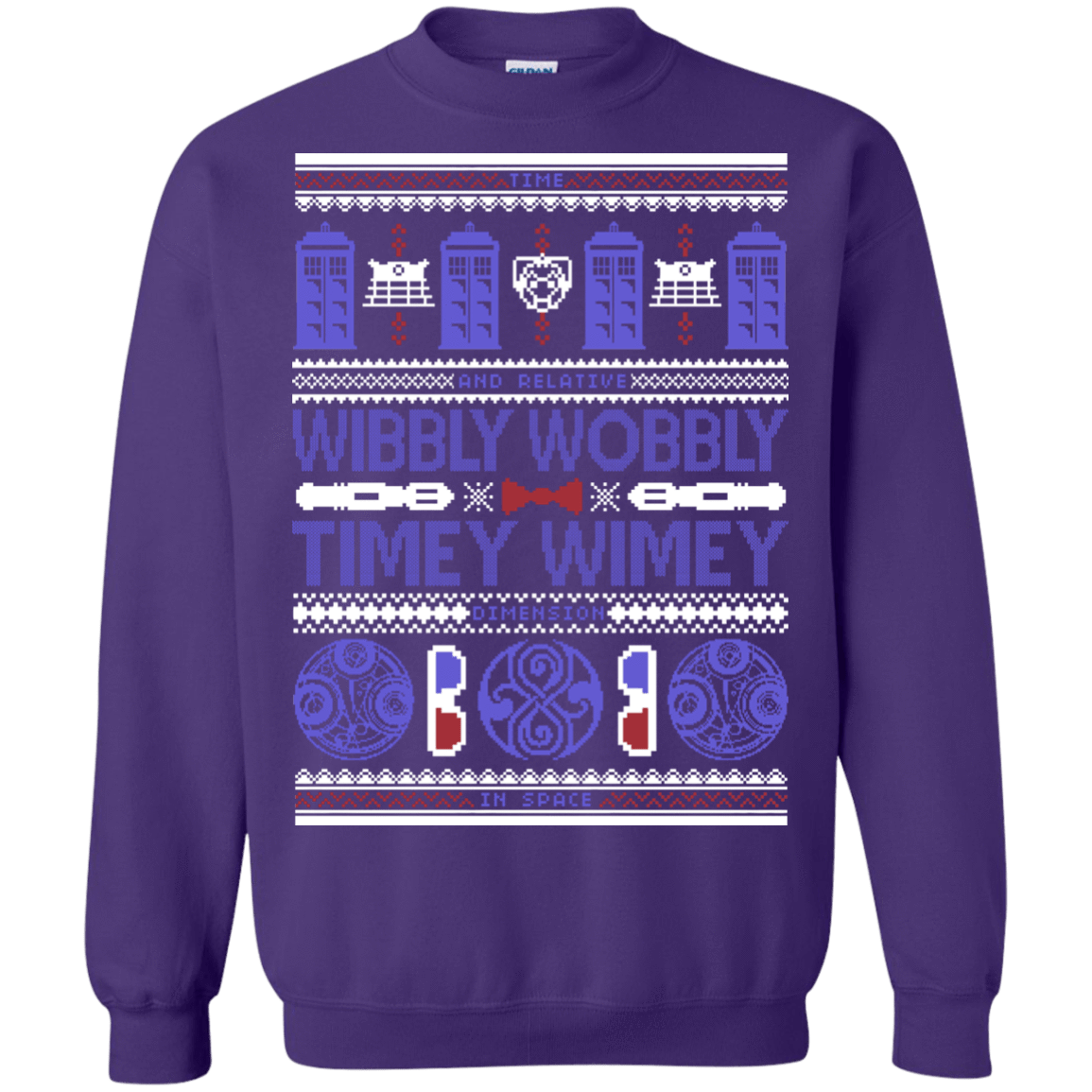 Sweatshirts Purple / Small Ugly Who Crewneck Sweatshirt